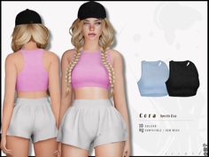 -Tank Top -10 Colors -HQ Compatible -New Mesh (All LODs) -All Texture Maps -Custom Thumbnail