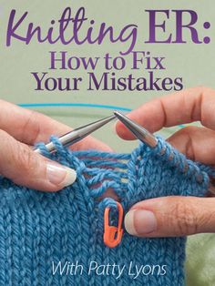 the cover of knitting er how to fix your intakes