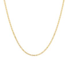 This dainty but eye catching mirror chain is sure to be your favorite new piece. You will look polished and sophisticated with this forever piece in your stack. Perfect alone or layered it will shine as bright as you are!

Link Size: 2.1mm(W)
Solid 14K Gold - solid links

Spring Clasp Lock
Lifetime Guarantee Cross Earrings Studs, Cuban Link Chain Necklaces, Ball Chain Necklace, 14k Gold Necklace, Beaded Anklets, Gold Baby, Custom Name Necklace, Timeless Jewelry, Star Studs