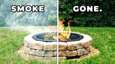 Fire Pit Bbq Ideas, Make Your Own Fire Pit, Build Your Own Fire Pit, How To Make A Fire Pit Backyard, Back Yard Fire Pits, Building Fire Pit, Fireplace Outside Fire Pits, Budget Fire Pit Area, Fire Pit Smokeless