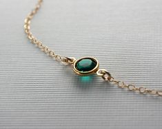 Emerald green crystal necklace  gold filled chain  small Dainty Gold Emerald Birthstone Necklace, Dainty 14k Gold Emerald Necklace, Dainty Emerald Necklace With Delicate Chain For Everyday, Green Dainty Birthstone Necklace, Dainty Emerald Necklace With Delicate Chain, Dainty Emerald Necklace For May Birthstone, Dainty Emerald Necklace, Green Crystal Necklace, Emerald Green Necklace