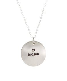 ♥ Hand Stamped Mothers Jewelry ♥Two 3/4 inch sterling silver discs are domed to create locket style (the discs are joined by a single jumpring on top)Outside can be stamped with up to 3 wordsInside can be stamped with name and date♥Your purchase comes in an elegant pouch in a jewelry box ready for gift giving. No invoice will be included with the purchase.♥ Current Turnaround time is 2-3 days before it ships. Please see shop announcement for exact turnaround time for the holidays.♥Each item is h Meaningful Nickel-free Jewelry, Silver Necklace With Stamped Round Pendant, Silver Stamped Round Pendant Necklace, Meaningful Everyday Jewelry With Round Pendant, Stamped Silver Sterling Necklace, Everyday Meaningful Jewelry With Round Pendant, Sterling Silver Stamped Necklaces, Meaningful Round Stainless Steel Jewelry, Silver Round Disc Necklaces For Everyday