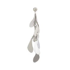 Smooth, dangling leaf motifs lend luxe shine and movement to these stunning drop earrings.Drop earrings.Prong-set faceted stone with dangling, delicate leaf hardware motifs.Post-back fastening.Material: Steel, Brass, Zinc, Acrylic. Valentino Rockstud, Earrings Drop, Online Earrings, Large Bag, Leaf Earrings, Leather Tote Bag, Shinee, Leather Tote, Sale Items