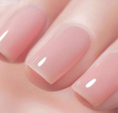 Nude Gel Polish, White Gel Nails, Nagellack Trends, Nude Nail Polish, Pink Gel, Nail Polish Kits