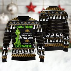 Patron Grinch Will Drink Everywhere Ugly Sweater, Patron christmas sweater, Patron ugly christmas sweater, Patron ugly crewneck, ugly knitwear Patron, holiday sweater, beer brand ugly sweater, alcohol ugly christmas sweater, Grinch Ugly Sweater, Grinch christmas sweater, ugly crewneck Twisted Tea, Christmas Ugly Sweater, Cozy Knit Sweater, Bud Light, Chic Sweaters, Sweater Collection, Sweater Gift, Urban Chic, Wool Blend Sweater