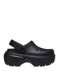 Crocs - Women's Stomp Clog Slip On Slingback Platform Flats Platform Black Crocs, Crocs Platforms, 2025 Wishlist, Crocs Platform, Red Crocs, Black Crocs, Platform Flats, Platform Clogs, Black Platform