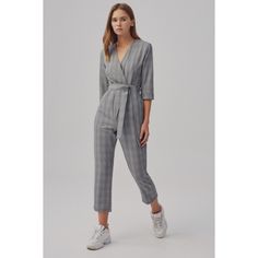 Brand New In Package "Ignition Check" Jumpsuit From The Fifth Label. Retails For $130. Size M. (For Reference, The Model In Last Photo Is Wearing Size Medium.) - Relaxed Fit - Wrap Front With Concealed Press Snap - Fly Front - In Seam Pockets - Tapered Leg - Lightweight Stretch Check Fabric Fitted Workwear Overalls, Fitted Overall Workwear Pants, Fitted Overalls For Workwear, Fall Workwear Overalls, Check Jumpsuit, Jumpsuit Online, Long Sleeve Romper, Black Jumpsuit, Playsuit Jumpsuit