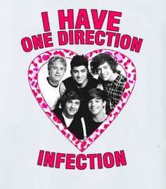 i have one direction in front of a heart that says, i have one direction