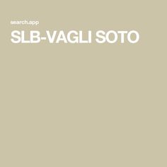 the words slb - vaglii soto are written in white on a beige background