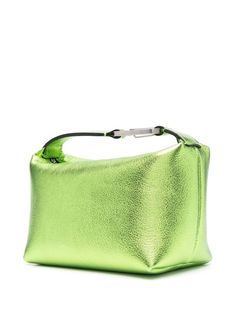 Find EERA Metallic Leather Bag on Editorialist. The EÉRA Metallic Leather Bag is crafted from calf leather and features a grained texture, metallic finish, an engraved logo, silver-tone hardware, a single top handle, a top zip fastening, and a main compartment. It has a buckle closure. Metallic Leather Bag, Engraved Logo, Metallic Leather, Green Bag, Top Handle, Calf Leather, Leather Bag, Silver Tone, Buckle