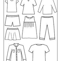 paper doll clothes for babies and toddlers