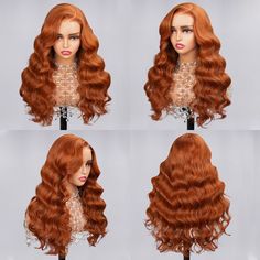 Model Show Hair Material 100% Human Hair From One Donor Color #30 Cooper Ginger Lace PRE CUT Pre-bleached 6x5 glueless lace wigs Can Be Dyed Yes, Last for one more year Hairline Pre-plucked Natural Hairline Wig Combs 1 Comb Inside Cap Size Average Size, with Adjustable 4 Strap Free Shipping USA (3-5 Bdays), others (5-7 Bdays) Returns Accept 30-day no reason return & exchange, with hair not be used Free Gifts Wig cap,exquisite Gift Packs Loose Body Wave, Wave Light, Light Auburn, Lace Closure Wig, Closure Wig, Wig Cap, Gift Packs, Lace Wig, Body Wave