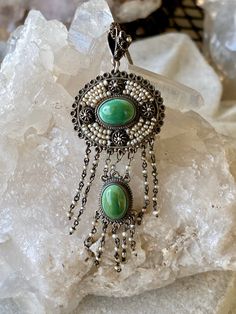 Beautiful Victorian Renaissance Sterling Silver Persian Turquoise Seed Pearl Antique necklace Victorian Jewelry Antique Necklace Victorian, Beaded Pendants, Persian Turquoise, Usa Jewelry, Antique Brooches, Henna Tattoo Designs, Antique Necklace, Handcrafted Necklace, Seed Pearl