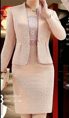 Dress Suits For Women Classy Formal, Unique Skirts Design, Costum Elegant, Unique Skirts, Corporate Dress, Women Blouses Fashion, Womens Dress Suits