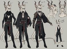 the concept art for an upcoming character sheet from disney's maleficents