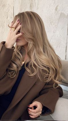 Beauty and Makeup: #beauty, #makeup, #skincare, #haircare Milky Tea Blonde Hair Color, Oat Milk Hair Color, Milk Tea Beige Hair Color Balayage, Cappuccino Blonde Hair, Milky Tea Blonde, Reddish Dirty Blonde Hair, Blonde Beige Highlights, Light Hazel Hair, Highlights For Ash Blonde Hair