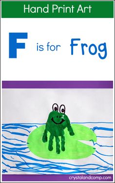 the letter f is for frog craft