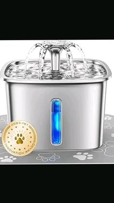 Veken Innovation Award Winner Stainless Steel Cat Water Fountain, 95oz/2.8L Automatic Pet Fountain Dog Water Dispenser with Replacement Filters & Silicone Mat for Cats, Dogs, Multiple Pet (Silver) Pet Fountain, Dog Water Dispenser, Adventure Essentials, Baby Bathroom, Fountain Feature, Cat Water Fountain, Silicone Mat, Camping Supplies