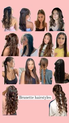 (not my pictures) Easy Pretty Hairstyles For Long Hair, Hair Styles Athletic, Simple School Hairstyles, Cute School Hairstyles, Hairstyles Classy, Jayne Matthews, Good Haircut, Very Easy Hairstyles