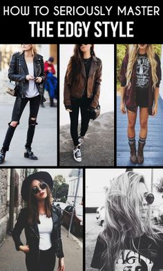 Mode Edgy, Rocker Chic Style, Style Inspiration Edgy, Look Grunge, Style Definition, Outfits Edgy, Mens Fashion Edgy, Edgy Chic, Women Fashion Edgy