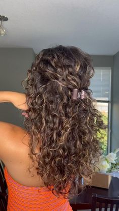 Summer Curly Hairstyles, Dark Curly Hair, Layered Curly Hair, Colored Curly Hair