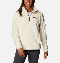 When it’s time to settle down next to the campfire, warm up in this plush quarter-zip. Its velvety Sherpa fleece fabric will keep you as comfortable as can be. Womens Sherpa, Sherpa Pullover, Columbia Fleece, 1/4 Zip Pullover, Columbia Sportswear, Quarter Zip Pullover, Pullover Jacket, Sherpa Fleece, Women Pullover