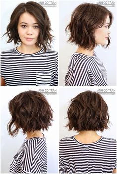 #ShortHair #WavyHair #Hairstyles Anh Co Tran Bob..., click now to see more... Anh Co Tran Bob, Layered Haircuts For Women, Anh Co Tran, Wavy Bob Haircuts, Textured Haircut, Popular Short Hairstyles, Classic Bob, Haircut Styles, Wavy Hairstyles