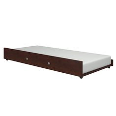 Aaron Trundle Bed in Dark Cappuccino Custom Kids Furniture Stairway Bunk Beds, Trundle Bed Kids, Full Size Bunk Beds, Twin Trundle Bed, Twin Over Full Bunk Bed, Twin Trundle, Forest Grove, Bunk Beds With Storage, Bunk Bed With Trundle