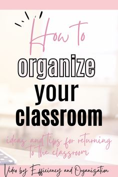 This video explains why it’s so imperative to have an organized, uncluttered
classroom, and give you 10 examples of what you can do – actual step-by-step
organizational hacks that work. 

#classroomsetup #classroomorganization #organizedclassroom #organizedteacher Organizational Hacks, Teacher Organization, Classroom Setup, How To Organize, Classroom Organization, What You Can Do