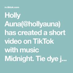 Holly Auna(@hollyauna) has created a short video on TikTok with music Midnight. Tie dye jeans in 15 seconds! #tiedye #quarantinecrafts #quarantine #craft #crafts #jeans #denim #waitforit #fyp Sydney Taylor, Edgy Veg, Condensed Milk Cake, Temari Nara, Pork Cutlets, Recetas Keto, Nyt Cooking, Dear Future Husband, Affordable Skin Care