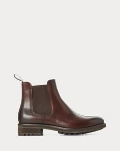 Men's Bryson Leather Chelsea Boot | Ralph Lauren Mens Chelsea Boots, Chelsea Boots Men, Leather Chelsea Boots, Chelsea Boot, Browning, Ralph Lauren Men, Boots Men, Stella Mccartney