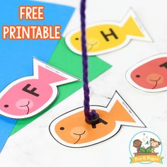 this free printable letter match is perfect for preschoolers