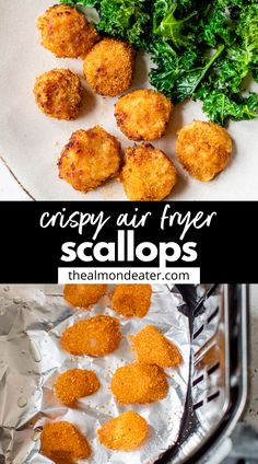 crispy air fryer scallops are the perfect appetizer for any meal