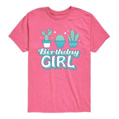 She'll love celebrating her special day in this Girls 7-16 Birthday Girl Boho Cactus Graphic Tee. FEATURES Crewneck Short sleevesFABRIC & CARE Cotton, polyester Machine wash Imported Size: M (8). Color: Brt Pink. Gender: female. Age Group: kids. Cactus Graphic, Boho Cactus, 16 Birthday, 16th Birthday, Birthday Girl, Special Day, Gender Female, Girl Birthday, Graphic Tee