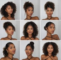 Cabello Afro Natural, Curly Hair Ideas, Curly Hair Inspo, Curly Styles, Mixed Curly Hair, Makeup Tip, Curly Hair Hairstyles, Quick Natural Hair Styles, Cute Curly Hairstyles