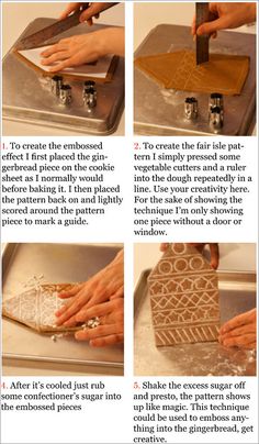 instructions on how to make an intricate wooden cutting board