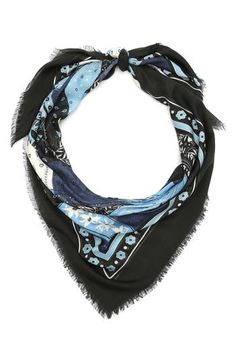 A lovely patchwork pattern defines this large bandana scarf cut from lightweight modal and framed by airy eyelash fringe. 45" x 45"; 1/2" fringe 100% modal Hand wash, dry flat Imported Large Bandana, Bandana Scarf, Scarf Poncho, Patchwork Patterns, Kate Spade New York, Womens Scarves, Scarf Wrap, Kate Spade, Hand Wash