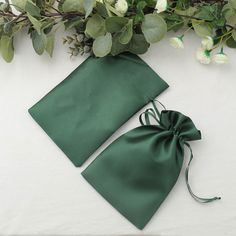 "View All Colors: https://etsy.me/3Z1JIbC Quantity: 12 Satin Bags Material: Satin Color: Hunter Emerald Green Bag Size: 6\" x 9\" Fillable Size: 6\" x 7.5\" Perfect for packaging jewelry or candies. Satin style with shiny finish. Does not have a flat bottom. Drawstring Pouch These satin party favor bags have a glamorous gloss that is so eye-catching; just fill these candy bags with delectable favors like chocolates, candies, nuts or sweet knick-knacks for the delight of your guests. You can even Samples Display, Jewelry Mood Board, Favour Jars, Packaging Jewelry, Handmade Candy, Satin Style, Birthday Inspo, Wedding Gift Bags, Craft Products