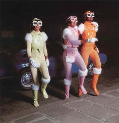 The Joy of Space Age Fashion  Look at these gals