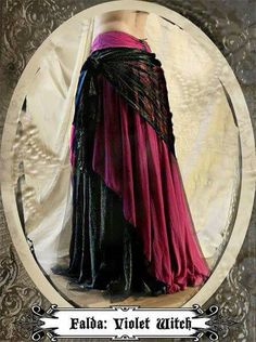 Cute Diy Witch Skirt, Mode Boho, Belly Dance Costumes, Fortune Teller, Wild Woman, Black And Pink, Hippie Style, Belly Dance