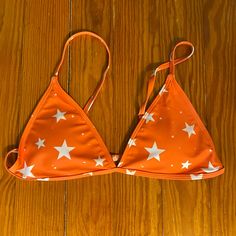 Nwot Super Cute Star Bikini Top ! Never Worn Dream Boutique, Cute Star, Cute Stars, Color Orange, Womens Swim, Super Cute, Swimming, Boutique, Wardrobe