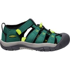 We don't want anything to hold little adventurers back so we equip them with the Keen Newport H2 Sandal. These strappy sandals combine the best attributes of sneakers and sandals to encourage amphibious exploration and learning. Sporty Slip-resistant Sport Sandals For Outdoor Activities, Green Breathable Synthetic Sandals, Adjustable Slip-resistant Sport Sandals With Round Toe, Green Sports Sandals With Rubber Sole, Sporty Slip-resistant Sandals For Outdoor Activities, Green Sporty Sandals With Rubber Sole, Green Casual Sports Sandals, Casual Green Sports Sandals, Casual Green Sandals For Sports