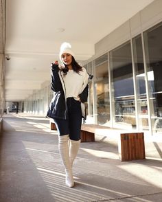 Vishakha | Toronto Blogger on Instagram: “What I wore last weekend. Obsessed with these white boots from @stevemaddencanada . Would you like these boots in your wardrobe? 📷…” White Boots, What I Wore