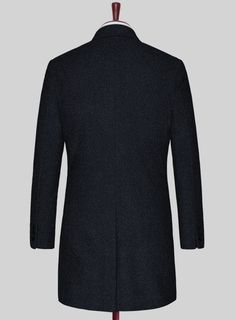 An ideal piece to wear which will make you look good and will help you build a lot of respect. Crafted from wool, the Deep Blue Heavy Tweed Overcoat will have you vacationing perfectly in winters. 
 
 Work the wintry texture into your everyday look with minimal effort with this overcoat for a timeless finish. The overcoat will showcase your fashion game be it a formal day at work or a casual day out, unlike the many overcoats out there that seem to quickly go out of style.  Buttons: Real Horn Ro Winter Wool Tweed Jacket With Concealed Placket, Winter Business Casual Tweed Jacket With Concealed Placket, Tweed Outerwear With Hidden Button Closure For Winter, Winter Tweed Outerwear With Hidden Button Closure, Classic Blue Tweed Outerwear, Tweed Outerwear For Business In Winter, Winter Business Tweed Outerwear, Business Tweed Pea Coat For Winter, Winter Business Tweed Pea Coat