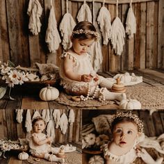 A lovely delicate girl outfit for sitting-up and cake smash photo sessions. It's great for simple setups, as well as boho-styled shoots.  Size: 6-12 months Photo credit: Photography by Stacey These items were made to serve as photography props and should not be used as regular baby wear/items. Please, make sure to handle these items with care and only hand wash in cool water. Do not spin or tumble dry. Reshape and lay flat to dry. Lace Photography, Boho Cake, Photography Dress, Outfit Boho, Bohemian Baby, Dress Baby Girl, Baby Girl Outfit, Bohemian Aesthetic, Cake Smash Outfit