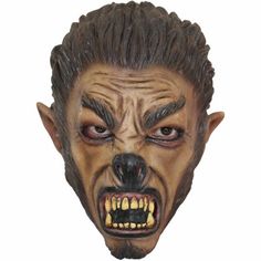 Complete your costume with the Wolf Mask Child Latex Mask Child Halloween Accessory! Each over-the-head latex mask is individually hand painted for the most realistic look possible! It's just the accessory you need for Halloween, character or historical reenactments, parties, plays, parades, family occasions and other holiday productions and festivities!Due to seasonal volume, please review shipping/delivery date options closely. Size: One Size.  Color: Multicolor. Wolf Kids, Zombie Mask, Mascaras Halloween, Wolf Children, Movie Themed Party, Wolf Mask, Halloween Express, Scary Mask, Head Mask