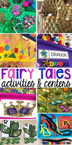 many different activities and crafts for children to do