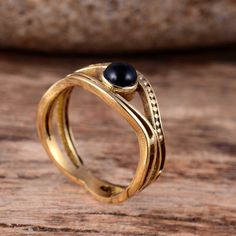 "Black Obsidian Ring, Evil Eye Ring, Gemstone Ring, Gold Ring, Black Ring, Dainty Obsidian Ring, Personalized Gift, Promise Ring, Eye Ring Size:- All Size Available In Variation Metal:- Brass Stone:- Black Obsidian MUST READ....👇 5 stars is my shop's priority. So contact me before leaving any negative review. I am here only for my dear customers. it is poor Etsy manners to Leaving a negative review without conversation with your seller. If you are not satisfied with my jewelry, then please contact me, I will solve your problem. ❥ Customers' satisfaction is our biggest priority, please contact us with any questions/queries for future or existing orders, and we will do our best to make sure you are happy with your order. ❥Please make sure to add the correct address during checkout. You can Black Gemstone Rings For Jewelry Making, Onyx Gemstone Open Ring, Black Moonstone Gemstone Ring, Black Stackable Open Ring, Vintage Black Rings For Jewelry Making, Black Obsidian Ring, Obsidian Ring, Gold Gemstone Ring, Evil Eye Ring