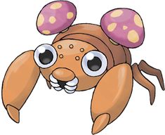 a cartoon spider with big eyes and ears