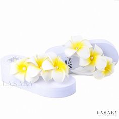 Lasaky - Comfortable Beach Shoes with Cooling Features and Anti-Slip Technology Vacation Slip-on Slippers With Round Toe, Slip-on Slippers With Round Toe For Vacation, White Closed Toe Platform Slippers For Beach, White Closed-toe Platform Slippers For Beach, White Eva Sandals For Vacation, White Non-slip Beach Slippers, Casual White Vacation Slippers, Slip-on Round Toe Platform Slippers For Beach, Synthetic Round Toe Slippers For Beach Season